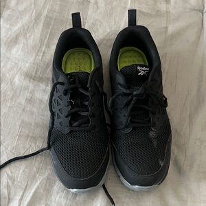 Reebok Men's Black and Gray Athletic Shoes